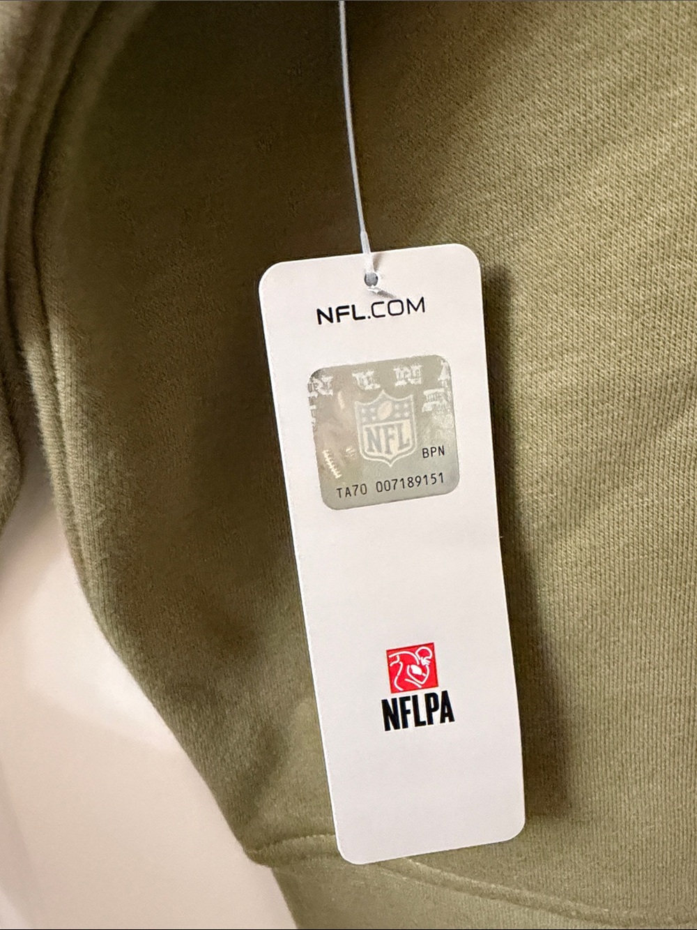 Mitchell & Ness Olive Green Philadelphia Eagles Pullover Sweatshirt - Picture 7 of 9